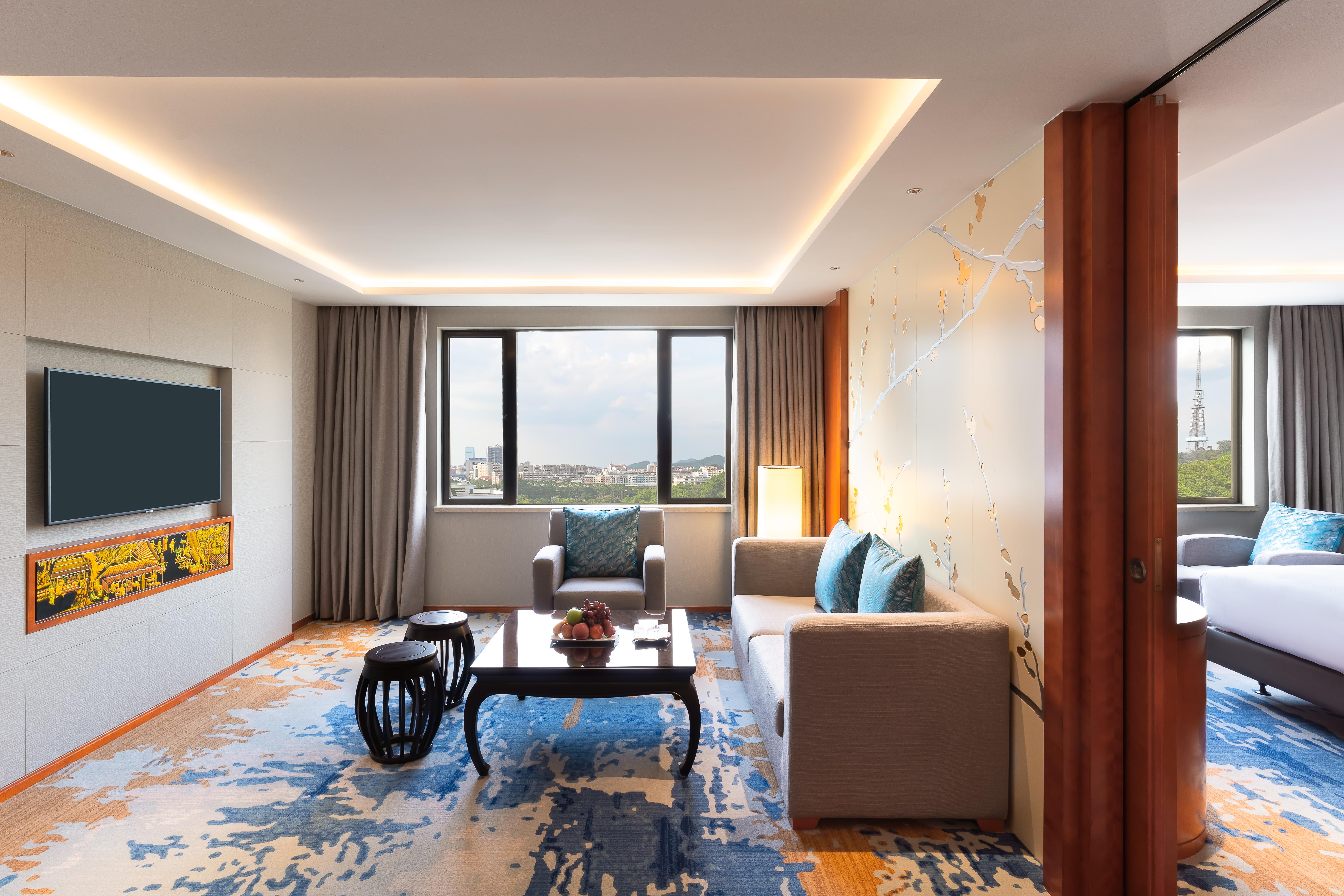 China Hotel Guangzhou - Subway Direct To Pazhou Exhibition Center, Free Shuttle During Canton Fair & Exhibitor Registration Counter מראה חיצוני תמונה Suite